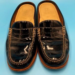 LAST CHANCE!!  GH Bass Patent Leather Weejun Mules